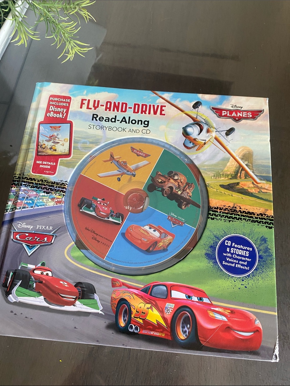 New🌈 Disney Fly-and-Drive Read-Along Storybook & CD gifts